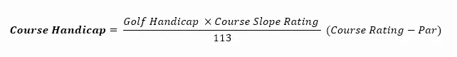 Course Handicap