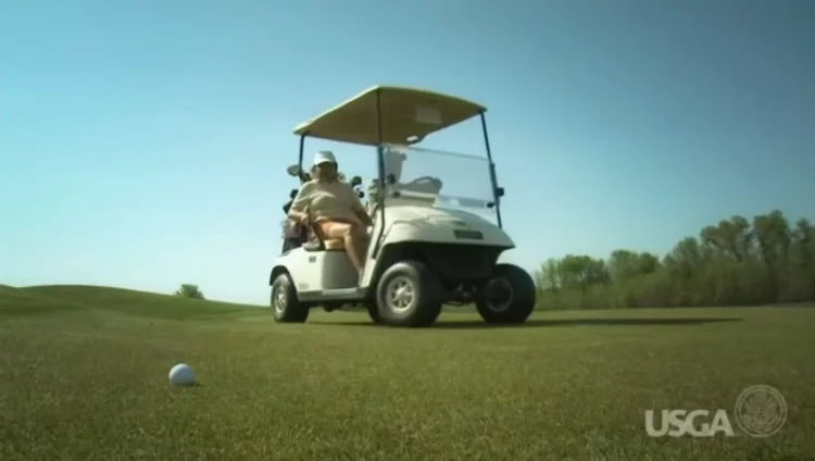 The Walking Distance Between the Tees and Greens